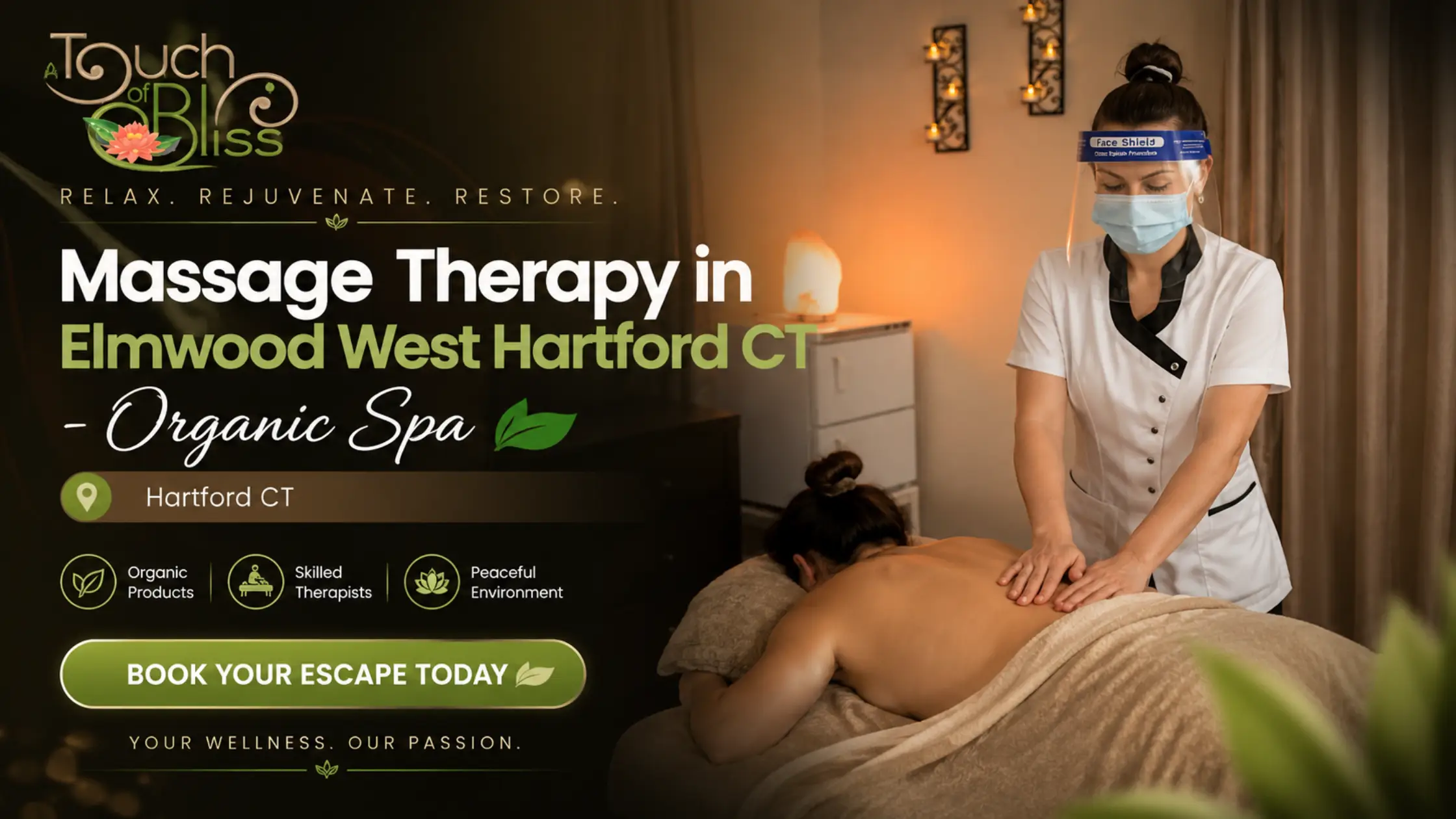 Massage Therapy in Elmwood West Hartford CT - Organic Spa